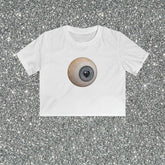 Bxoxo Gothic Aesthetic Punk Y2K Harajuku vintage Emo Girls Baby Crop Tops Chic Geometric Pattern Print Street Hip Hop Rock Women's Top